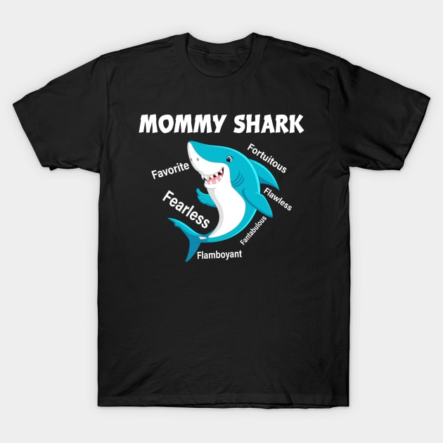 Mommy shark T-Shirt by TEEPHILIC
